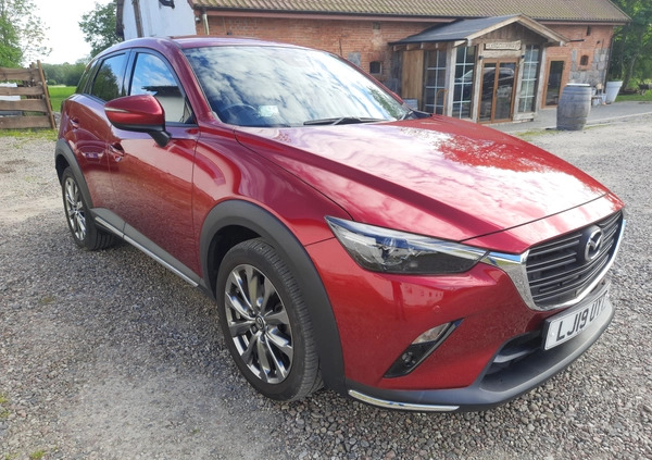 Mazda CX-3 cena 45900 przebieg: 21676, rok produkcji 2019 z Olsztyn małe 326